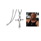 Colar Cordão Corrente Cruz Vin Diesel Dominic Toretto