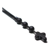 Colar Cordão Masculino Feminino Terço Couro Pedra Ajustavel