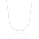 Colar Corrente Singapura 40cm Prata 925