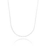 Colar Corrente Singapura 70cm Prata 925