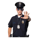 Colar Distintivo Insígnia Detetive Policial - Brincadeira