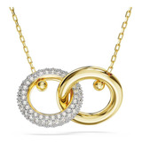 Colar Feminino Swarovski Dextera Dourado 5668820