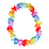 Colar Havaiano Colorido - Kit 2 Unidades