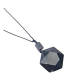 Colar Hexagrama Obsidiana Cristal Vulcânico E Turmalina