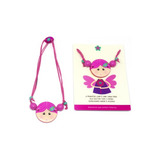 Colar Infantil Princesa Luna Cordão Pingente