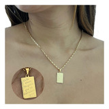 Colar Moeda Antiga Banhada A Ouro 24k Não Escure + Brinde