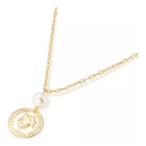 Colar Rommanel Folheado Ouro Republica Francesa 45cm 532104