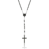 Colar Terço Medalha Milagrosa De São Bento Em Aço Inox Top