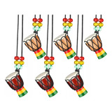 Colares De Instrumentos, Tambor Djembe, Mini Pingente, Tambo