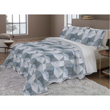 Colcha Casal Cobre Leito Queen Matelado Camesa + 2 Fronhas