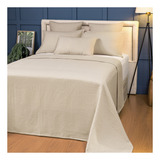 Colcha Casal Queen Piquet Premium 130 Fios 03 Peças Lavive