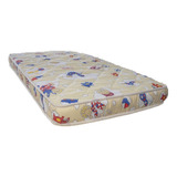 Colchão Berço D23 130x60x10 Tecido Bordado Padrão Nacional