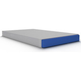 Colchão Casal Espuma Firme 138x188cm Cor Branco Conforto