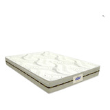 Colchão Casal Molas Caribe Gazin 138x188x20cm Branco/bege Cor Bege