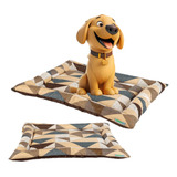 Colchão E Colchonete Luxo Cama Cachorro Pet Zíper C/ Borda G
