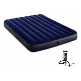 Colchão Inflável Casal Bomba Manual Sage Dura Beam Intex