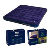 Colchão Inflável Casal King Size Com Inflador Mor Camping