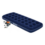 Colchao Inflavel Solteiro + Bomba De Ar Elétrica Envio 24h 
