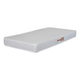Colchão Solteiro D20 Espuma Malibu 88x188x12cm Branco - Lv Móveis