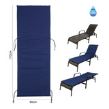 Colchonete Almofada Impermeável P/ Espreguiçadeira Piscina