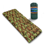 Colchonete Camping Camuflado Solteiro Ecocamping 190x60cm