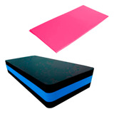 Colchonete Espuma Fitness Academia Yoga Tapete + Step Em Eva