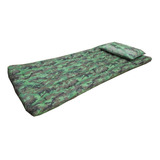 Colchonete Solteiro 1,88x0,78 Kit C/ Travesseiro Acampamento