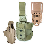 Coldre De Perna Curto Mc03 + Suporte Para Cintura Maynards
