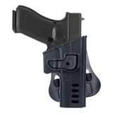 Coldre Destro Polímero Clip Cintura Glock G25 G23 G19 G17