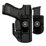 Coldre Kydex Glock G25 G19 G23 Velado + Porta Carregador
