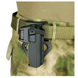 Coldre Pistola Com Lanterna Glock G17 19 22 25 28 Airsoft