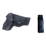 Coldre Pistola Interno Modelo 640 + Porta Carregador Velado