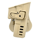 Coldre Polímero Glock G17 G22 + Porta Carregador - Tan Prf