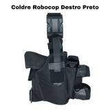 Coldre Robocop Pistola Revólver Perna Tático