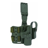 Coldre Tático Pro Sr Perna G3 Toro G2c Tx22 / Bélica Verde