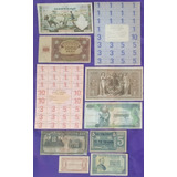 Coleção 10 Notas Estrangeiras Dinheiro Mundo Cédulas Raras