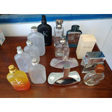  Coleção 15 Frascos Perfumes Vazios Calvin Klein #10963