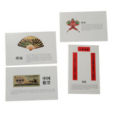 Coleção 4 Cartão Postal Cartões China Chinês Especial