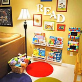 Coleção 4 Prateleiras Para Livro Revista Cd Quarto Infantil 