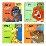 Coleção Aprendendo Com Os Animais Com 4 Livros Para Formação De Valores