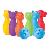 Coleção Bichinhos Infantil Jogo De Boliche Roma Brinquedos