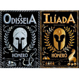 Coleção Box Homero Livros A Odisseia + Ilíada Obra Completa