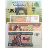 Coleção C\ 9 Notas Estrangeiras Fe.(novas) - Shopmix2009