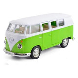 Coleção Car Scale 1 32 Rmz City Metal Open Doors Color Combi Vw T1 Green