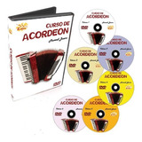 Coleção Curso Acordeon E Sanfona Iniciantes 6 Dvds-original
