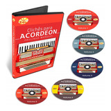 Coleção Curso Clichês Para Acordeon 5 Dvds -original- Edon