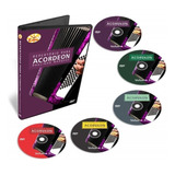 Coleção Curso De Acordeon Repertório Xote 5 Dvds - Original