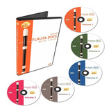 Coleção Curso De Flauta Doce Em 5 Dvds - Edon - Original