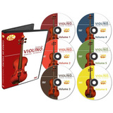 Coleção Curso De Violino Em 6 Dvds- Edon-original