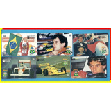 Coleção De Cartões Telefônicos Ayrton Senna 12 Cartões